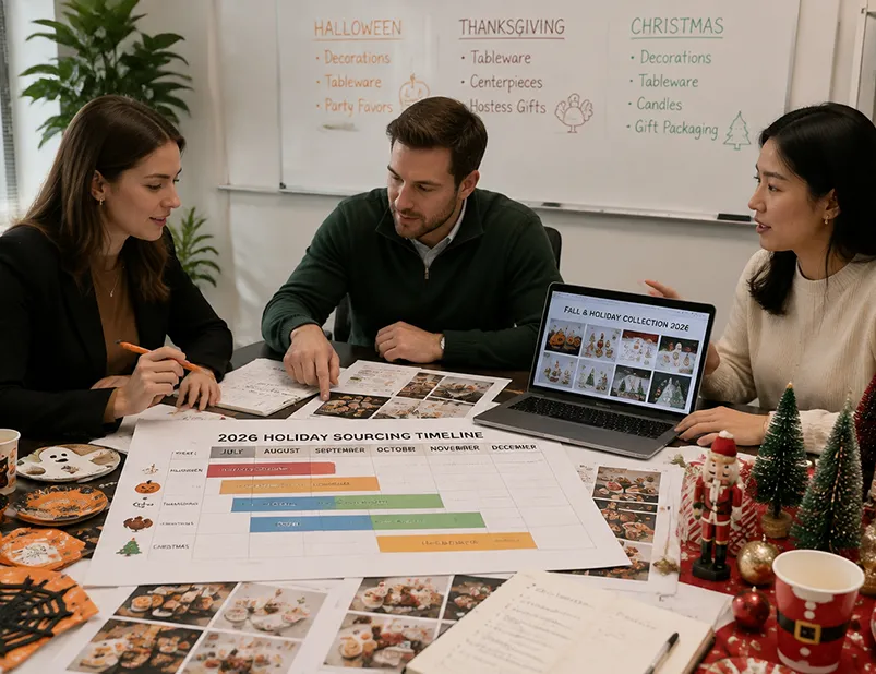 Fall Party Supplies Sourcing Timeline 2026 — When to Order Halloween, Thanksgiving & Christmas Products