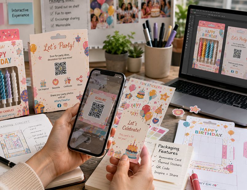 How Packaging Design Affects Social Media Visibility — A Party Supplies Scenario