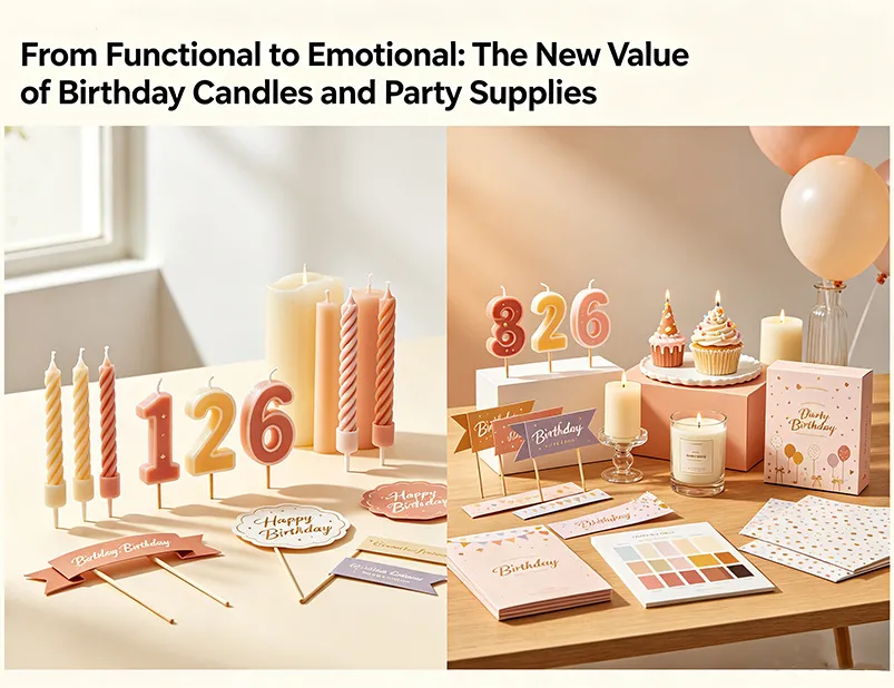 From Functional to Emotional: The New Value of Birthday Candles and Party Supplies