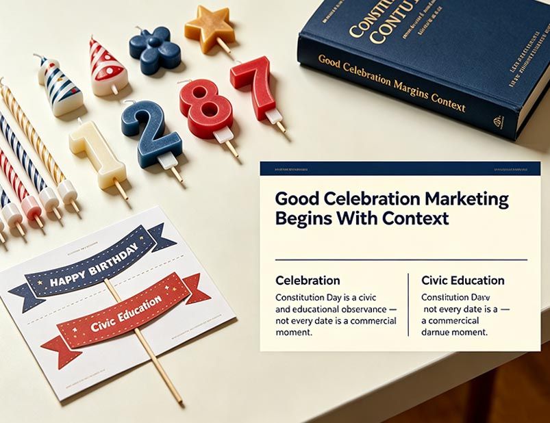Constitution Day and Brand Boundaries: Why Not Every Civic Date Is a Marketing Opportunity