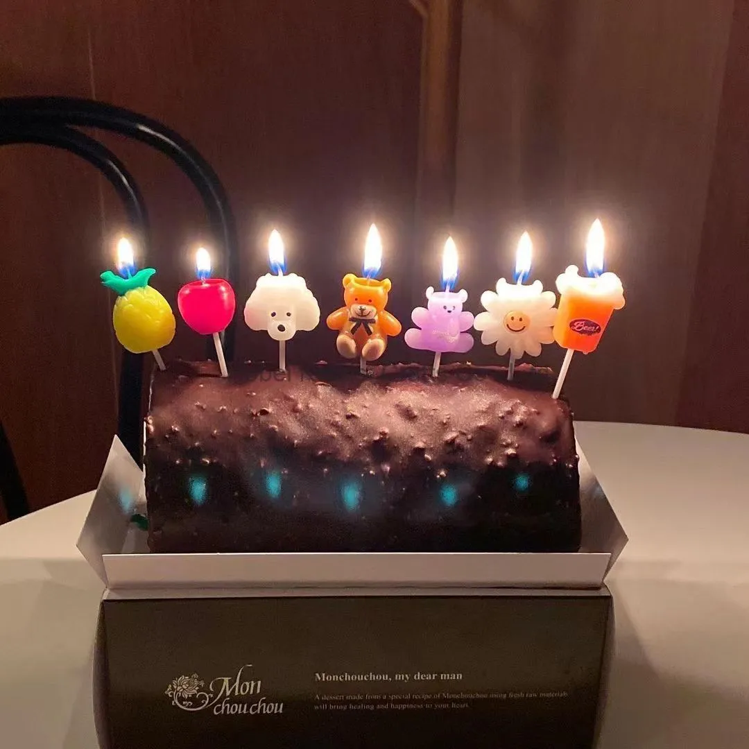 Pineapple Cartoon Birthday Candle