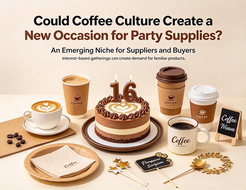 Could Coffee Culture Create a New Occasion for Party Supplies?