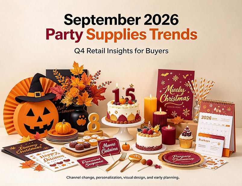 September 2026 Party Supplies Trends: Q4 Retail Insights for Buyers