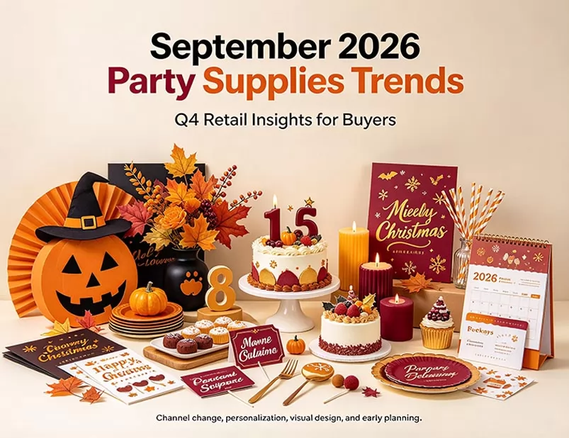 September 2026 Party Supplies Trends: Q4 Retail Insights for Buyers