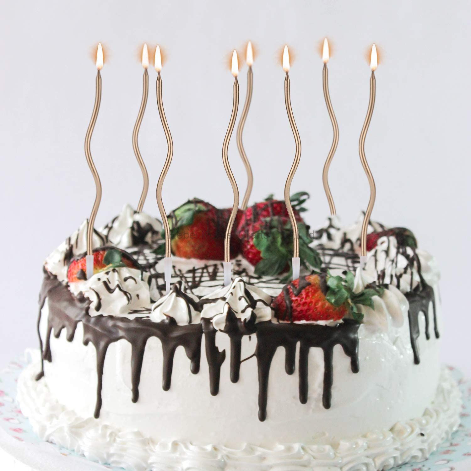 Spiral birthday candle