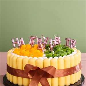 happy birthday letters candle