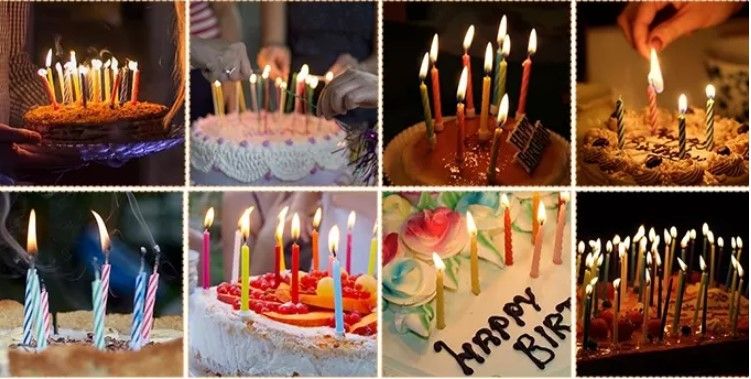 Various Styles Gift Birthday Spiral Candle For Cakes Make In China