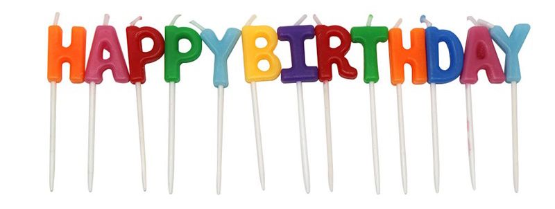 alphabet shaped Happy Birthday Letter Cake Candles For Birthday Party Festival Supplies